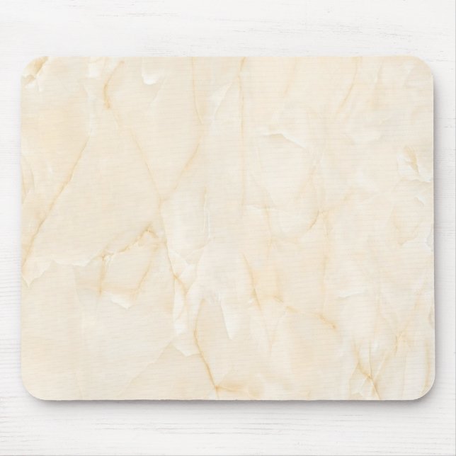 Beige Marble Färg Mousepad, Marble Färg Musmatta (Framsidan)