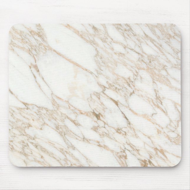 Beige Marble Mouse Pad 2 Musmatta (Framsidan)