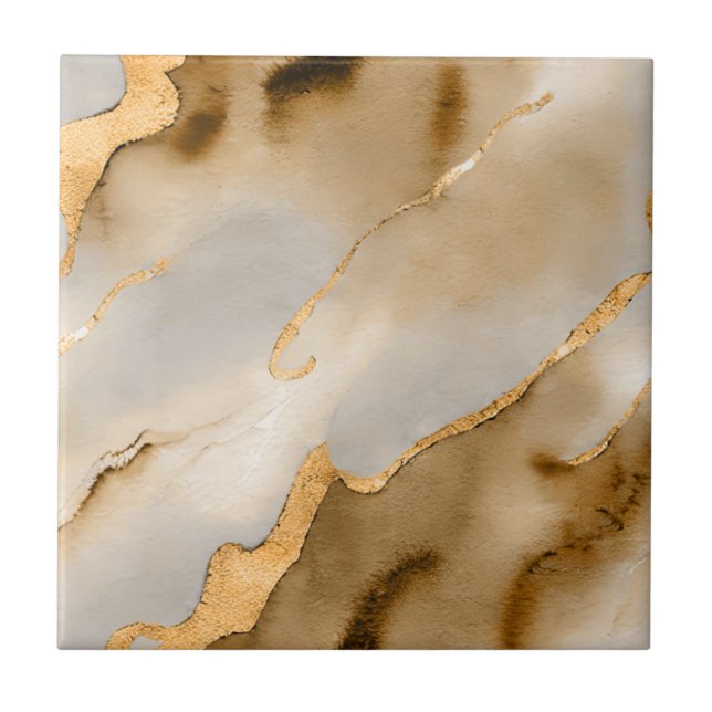 Beige Marble Stones Ceramic Tile Kakelplatta (Framsidan)