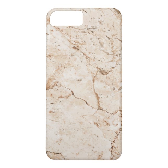 Beige Marble Struktur Case-Mate iPhone Skal (Baksida)