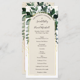 Beige Modern arch Botanic Greenery Program