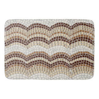 Beige mosaisk stor badmatta badrumsmatta