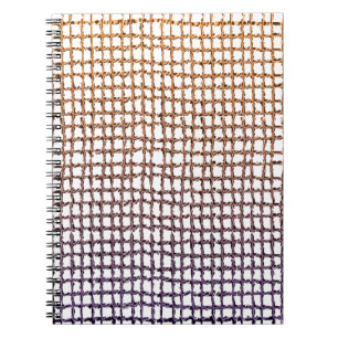 Beige Nät Notebook Anteckningsbok