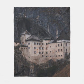 BEIGE OCH BLACK CONRETE HUS FLEECEFILT