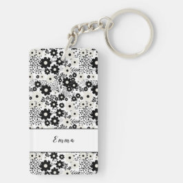 Beige och Black Flowers