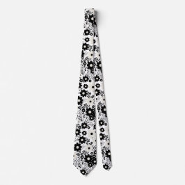 Beige och Black Flowers Slips