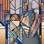 Beige och Blue Art Deco Sjal<br><div class="desc">Den här eleganten av Art Deco-designen är i skuggor av beige,  blå och lätt lila. Det var tänkt i AI.</div>