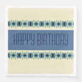 Beige och Blue Pappersservett