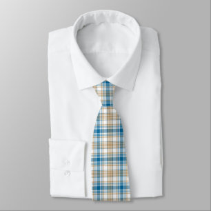 Beige och Blue Play Tie Slips