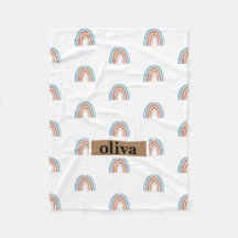 Beige och Blue Rainbow