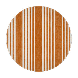 Beige och bränd orange fem rand mönster