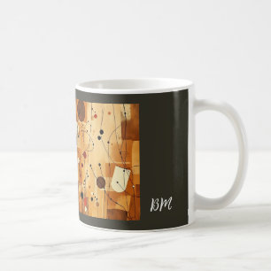 Beige och Brown Organic Gradients Coffee Mugg