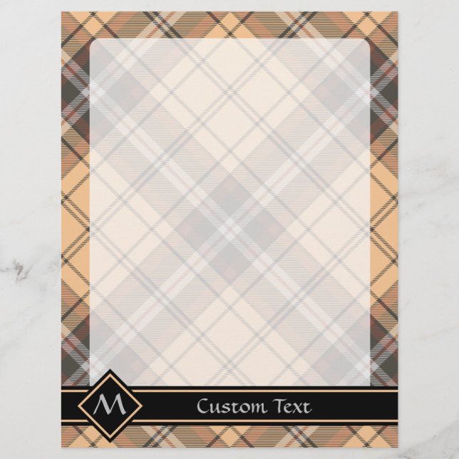 Beige och Brown Tartan (Framsida)