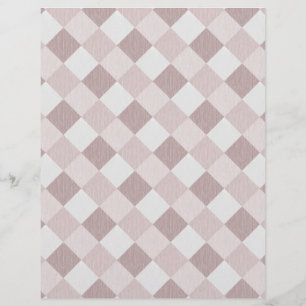 Beige och Grått Geometric Patchwork Mönster Obliqu Reklamblad