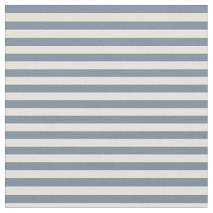 Beige och Light Slate Grått Färgad Linjer Tyg