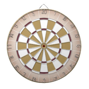 Beige och Maroon Dartboard Darttavla