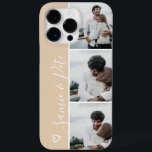 Beige och par namn 3-fotosamlingsladd<br><div class="desc">Modern beige sandsand i par namn 3-fotosamlingsladd,  perfekt gåva till ett par eller bästa vänner.</div>