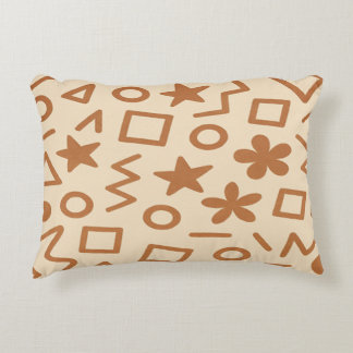 Beige och Reddiska Brown accent Pillow Prydnadskudde