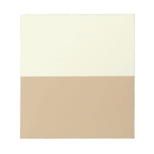 Beige och Tan Anteckningsblock