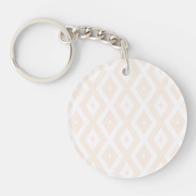 Beige och vit diamant mönster (Framsidan)