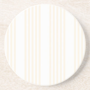 Beige och vit fem rand mönster underlägg