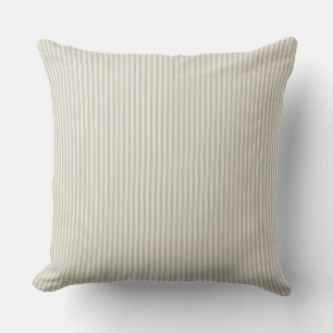 Beige och vit randig rand kudde