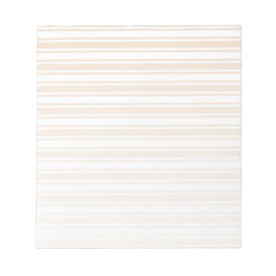 Beige och white candy rand anteckningsblock