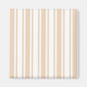 Beige och white candy rand magnet