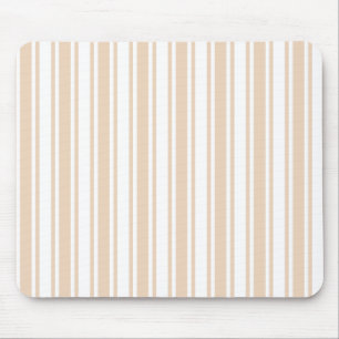Beige och white candy rand musmatta