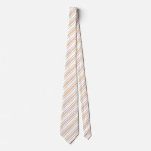 Beige och white candy rand slips