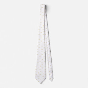 Beige och White Seashells och Starfish Beach tie Slips