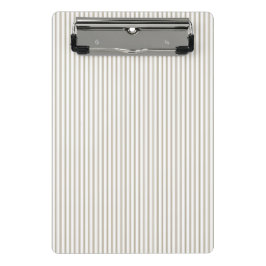 Beige och White Ticking Rand