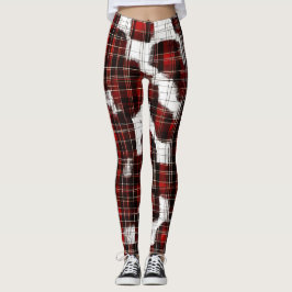 Beige Play Tartan Mönster Leggings