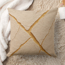 Beige putsstruktur textur kudde