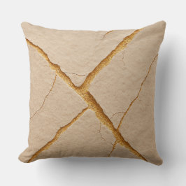 Beige putsstruktur textur kudde