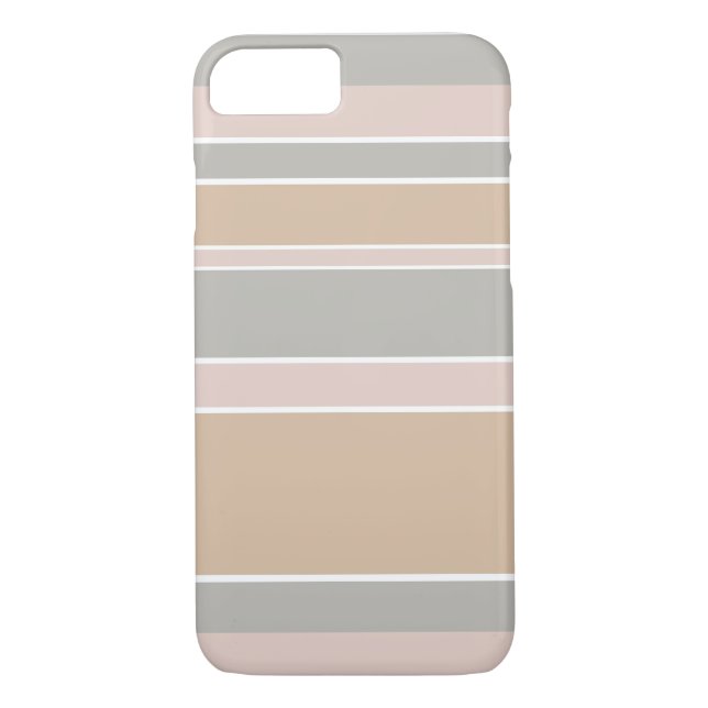 Beige rand Case-Mate iPhone skal (Baksida)
