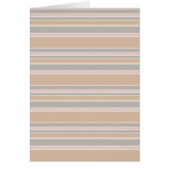 Beige rand hälsningskort (Framsidan)