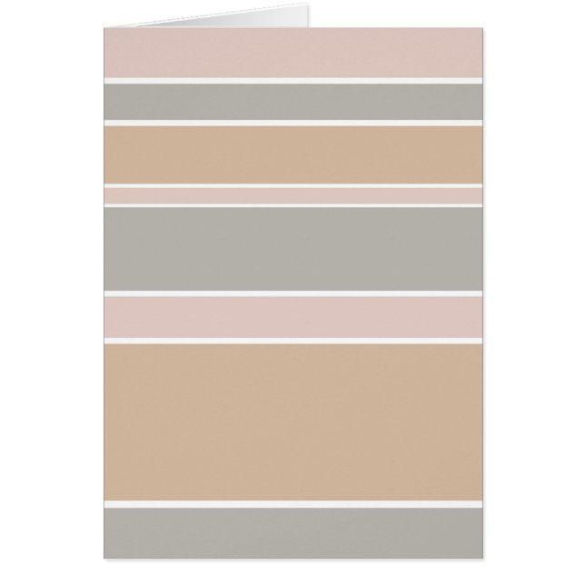 Beige rand hälsningskort (Framsidan)