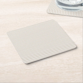 Beige ränder vit bakgrundsmönster underlägg papper kvadrat