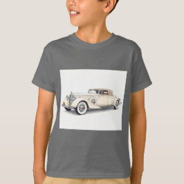 Beige Retro Car, samling av Natasha Us T Shirt