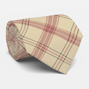 Beige Rosa och svart Elegant Play Slips