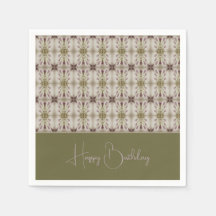 Beige Sage Grönt och Lila