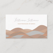 Beige sandy abstrakt vinkar kalligrafi