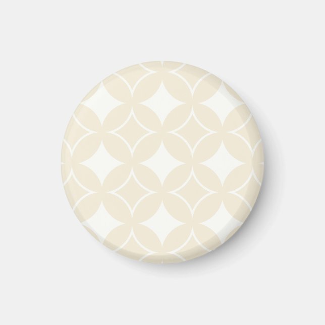 Beige shippo mönster magnet (Framsidan)
