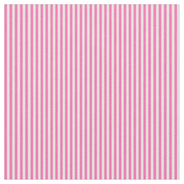 Beige & Shock rosa Lined/Stripe Mönster Tyg (Närbild)