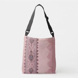 Beige & Sided AI art Axelväska