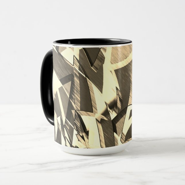 Beige slår över bruna bilder med droppe mugg (Framsida vänster)