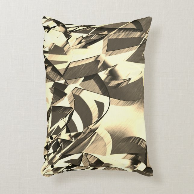 Beige slår över bruna bilder med droppe prydnadskudde (Framsidan(Vertikal))