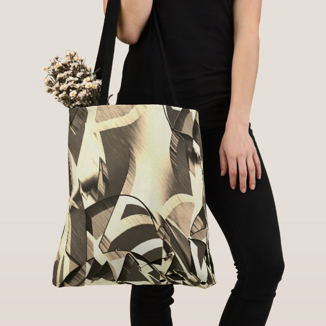 Beige slår över bruna bilder med droppe tygkasse (Närbild)