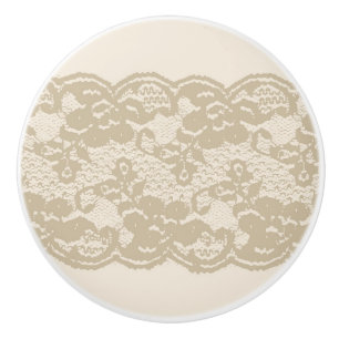 Beige snöre knopp